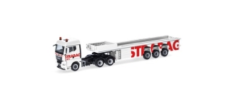 Herpa 319270 - H0 - MAN TGX GM Betonteile-Sattelzug STRABAG